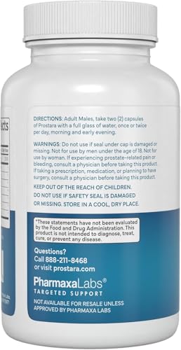 Contenido cápsulas Prostara para salud prostática