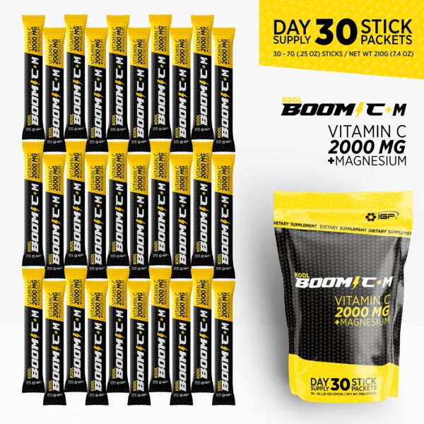 Contenido y etiqueta vitamins Kool Boom C+M