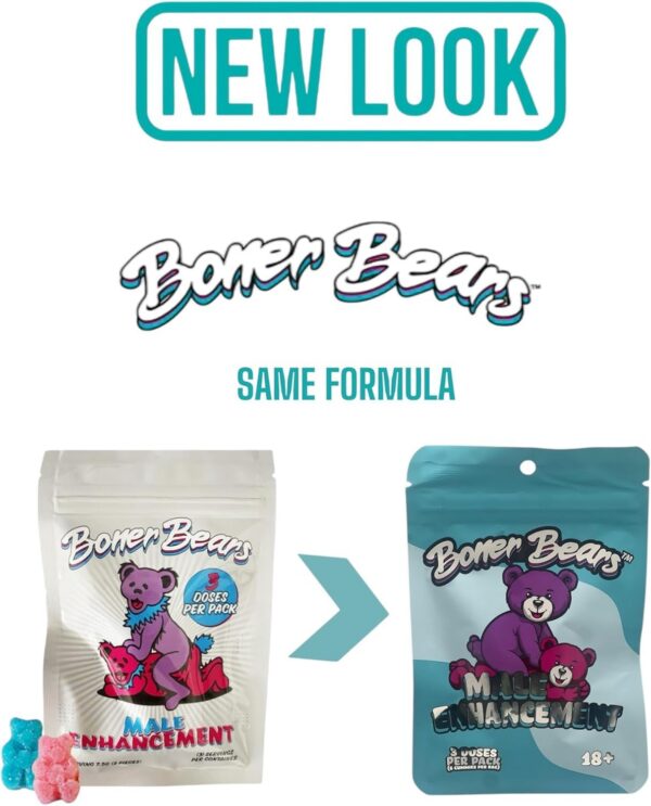 Contenido de gomitas Boner Bears soporte para salud masculina