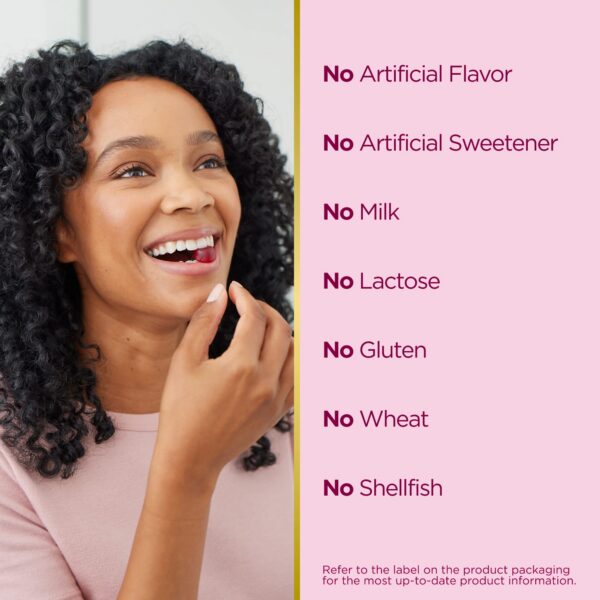 Contenido y vitaminas en gomitas prenatales Nature's Bounty