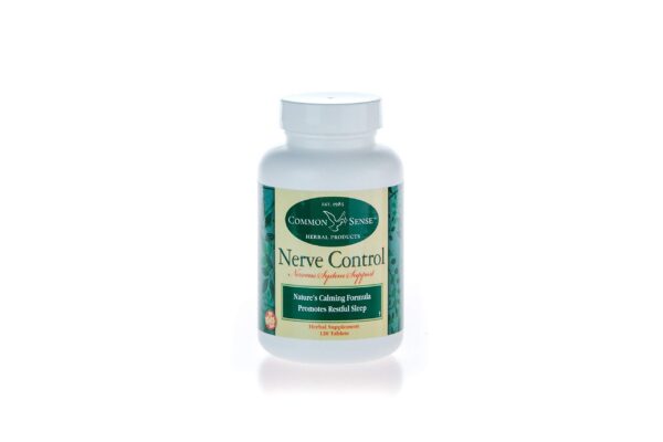 Frasco Control de Nervios Common Sense Herbal Products 120 tabletas