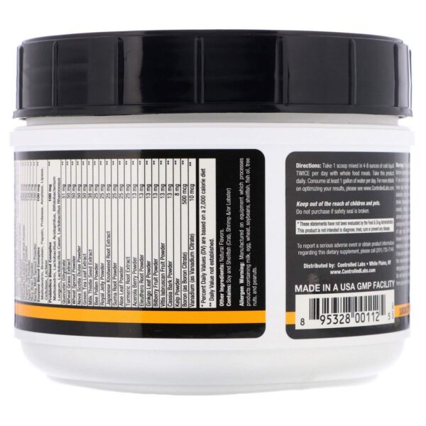 Controlled Labs multivitamínico sin hierro para entrenamiento