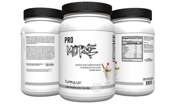 Frente de envase PROmore de CONTROLLED LABS