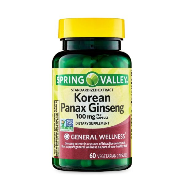 Convergence cápsulas vegetales ginseng panax coreano