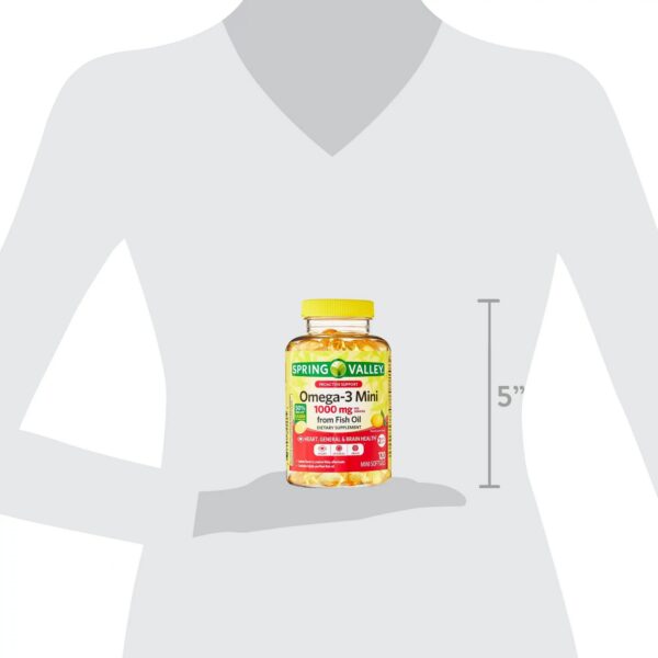 Frasco de Omega-3 Mini cápsulas