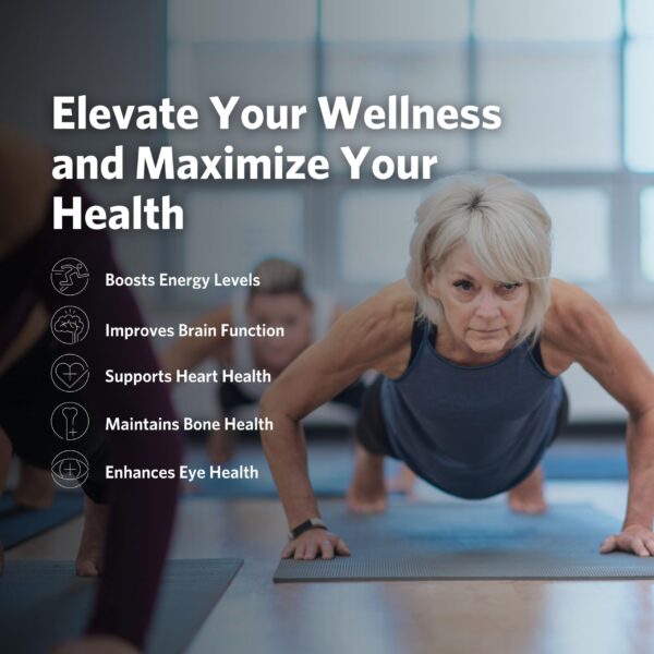 Version 1.0.0 Cooper Complete botella multivitamínico completo hierro vista lateral