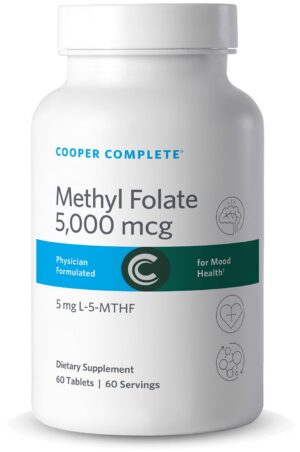 Cooper Complete metil folato suplemento salud 60 cápsulas
