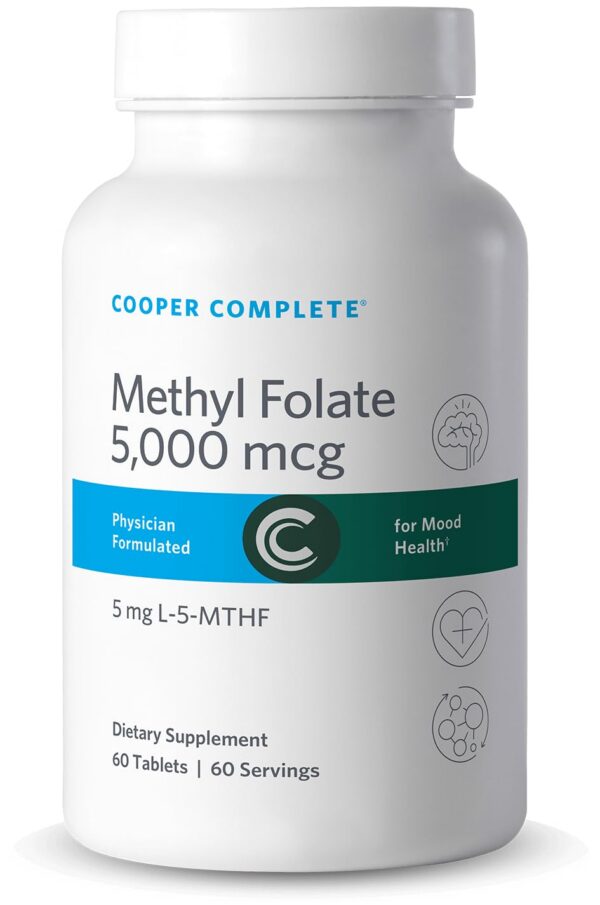 Cooper Complete metil folato suplemento salud 60 cápsulas