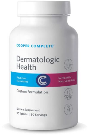 Cooper Complete Salud Dermatológica botella frontal 90 tabletas