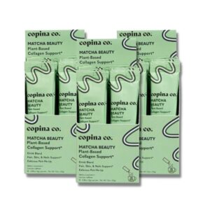 Copina Co. Matcha Beauty Vegano frasco delantero