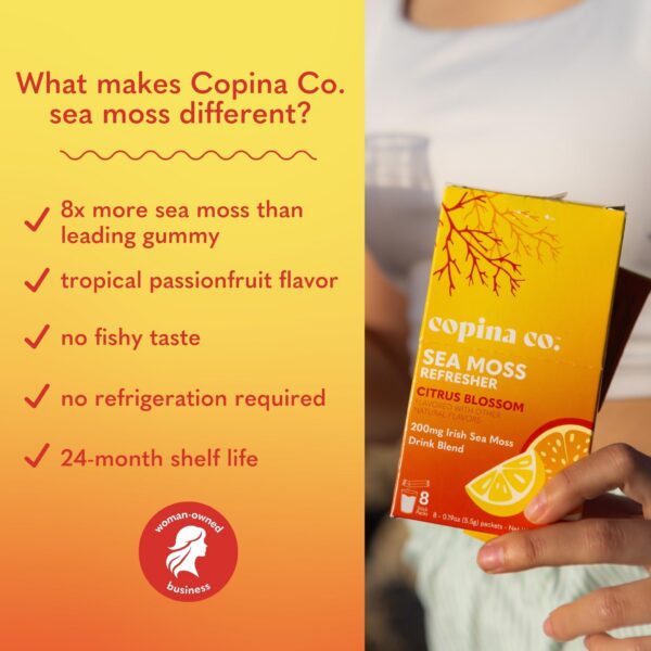 Bolsitas de 200 mg de musgo mar irlandes organico Copina Co