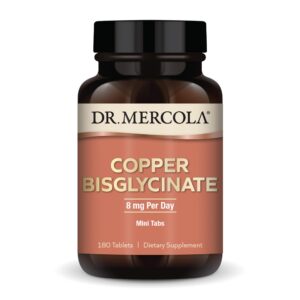Version 1.0.0 Copper Bisglycinate Dr Mercola frasco frontal