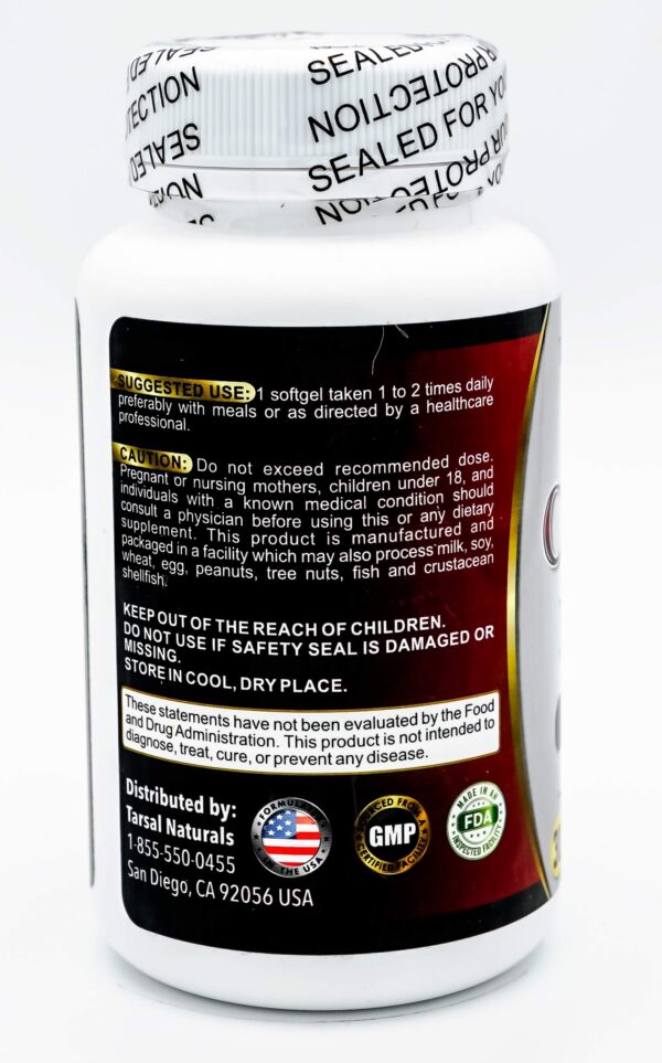 Frente del envase CoQ10 Naturals