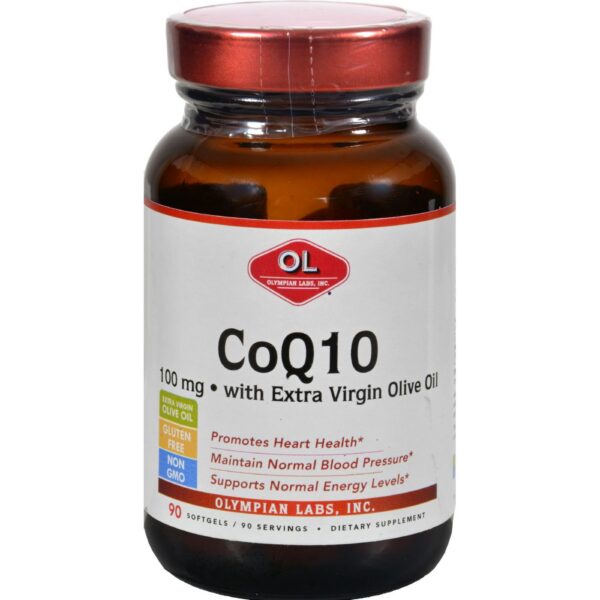 Cápsulas blandas de CoQ10 100 mg Olympian Labs