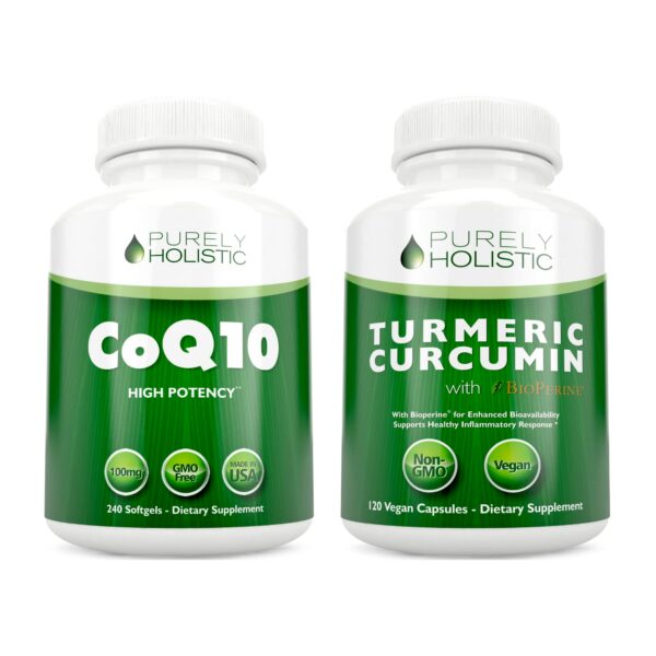 Version 1.0.0 CoQ10 100mg y cúrcuma orgánica 700mg Purely Holistic