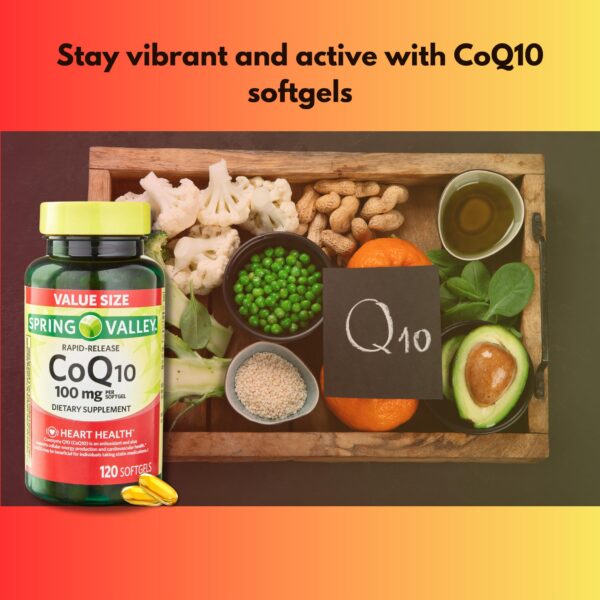 Etiqueta frontal del envase CoQ10