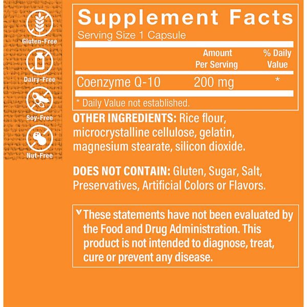 Frente de la caja CoQ-10 200 mg