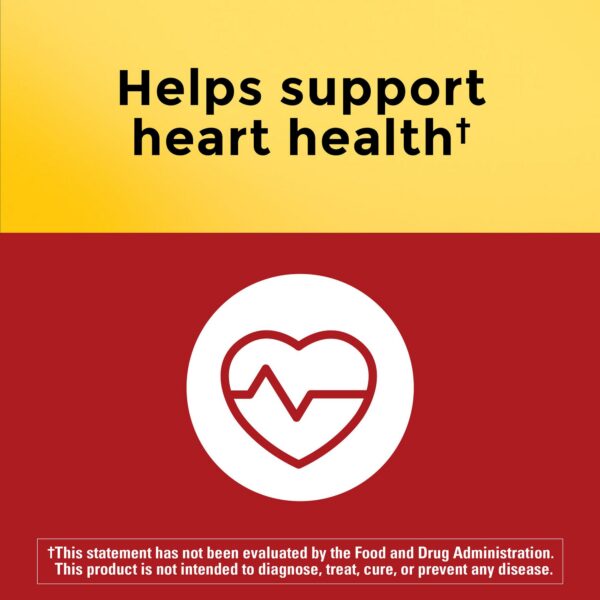 CoQ10 cápsulas suaves color naranja