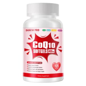 Version 1.0.0 CoQ10-400 mg softgels con PQQ y Omega-3 frasco