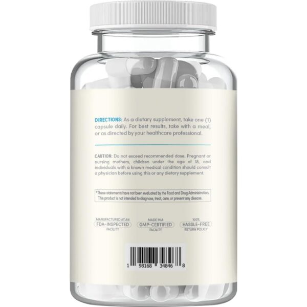 Version 1.0.0 Etiqueta del producto CoQ10 200 mg con BioPerine