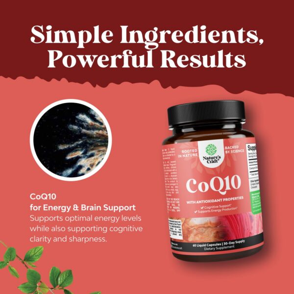 Version 1.0.0 Frasco de CoQ10 - etiqueta y cápsulas