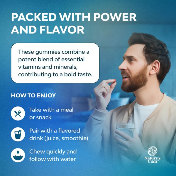 CoQ10 en etiqueta de gomitas