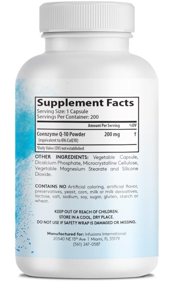 Capsulas de CoQ10 vegano