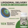 Capsulas blandas de CoQ10 liposomal