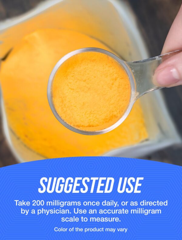 Version 1.0.0 Vista lateral del empaque CoQ10 BulkSupplements