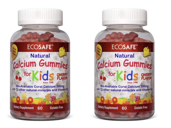 Gomitas Coral Calcium D3 para niños frasco