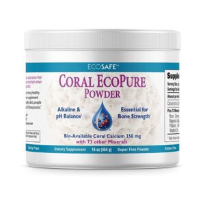 Polvo Coral EcoPure suplemento calcio natural 16 onzas
