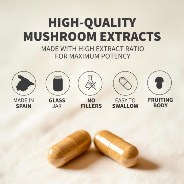 Frente del empaque con cápsulas