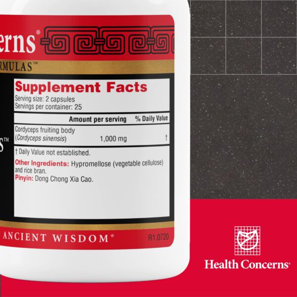 Suplemento Cordyceps PS para sistema respiratorio 50 cápsulas