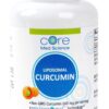 Core Med Science cápsulas de cúrcuma liposomal para salud articular y cerebral