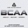 Version 1.0.0 Core Nutritionals BCAA polvo sin sabor — etiqueta