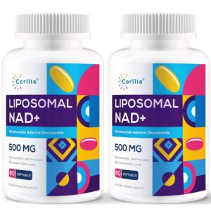 Frasco de Corllia NAD+ liposomal 500 mg