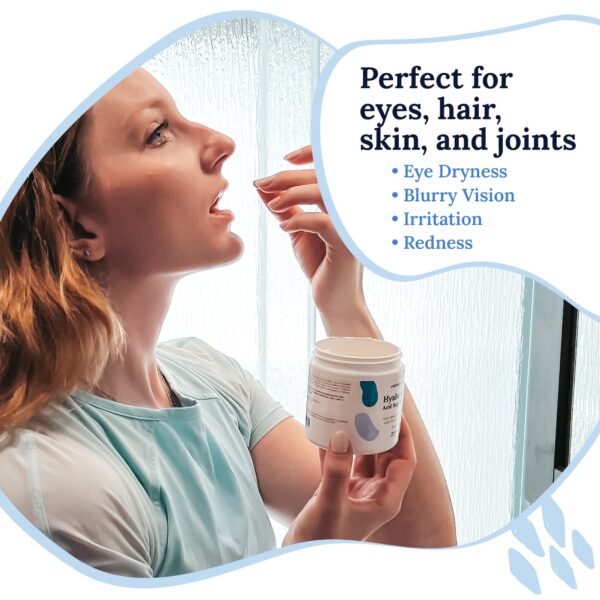 Version 1.0.0 Etiqueta frontal de CorneaCare ácido hialurónico de alta absorción