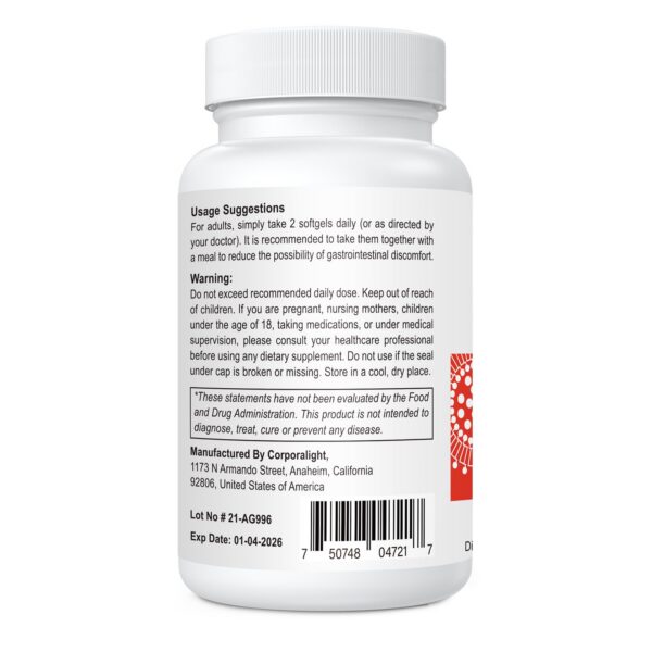 Envase CORPORALIGHT liposomal glutatión