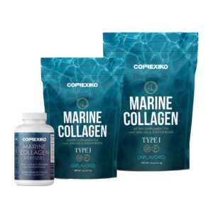 Version 1.0.0 Frente del pack CORREXIKO colágeno marino