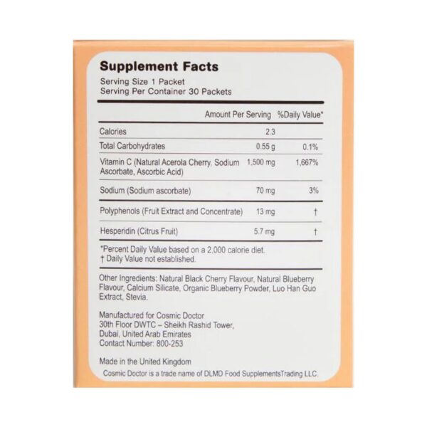 Version 1.0.0 Etiqueta frontal de Cosmic Doctor Double C