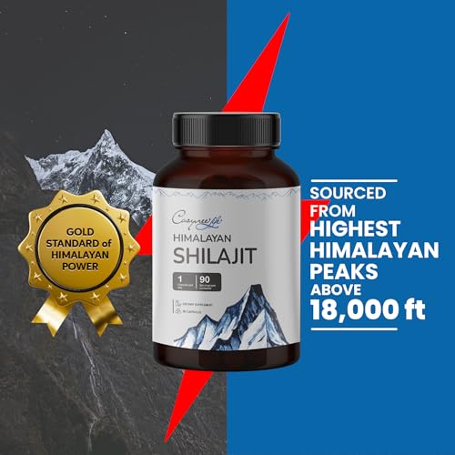 Frasco de cápsulas Shilajit de Cosynee