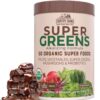 Version 1.0.0 Paquete Country Farms Super Greens orgánico sabor chocolate