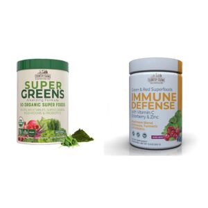 COUNTRY FARMS Super Greens polvo superalimentos orgánicos para inmunidad