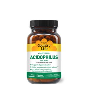 Version 1.0.0 Country Life acidophilus probiótico 2.4 mil millones UFC