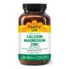 Detalle de etiqueta Country Life Calcium Magnesium Zinc