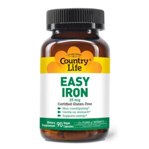 Country Life Easy Iron frasco frontal