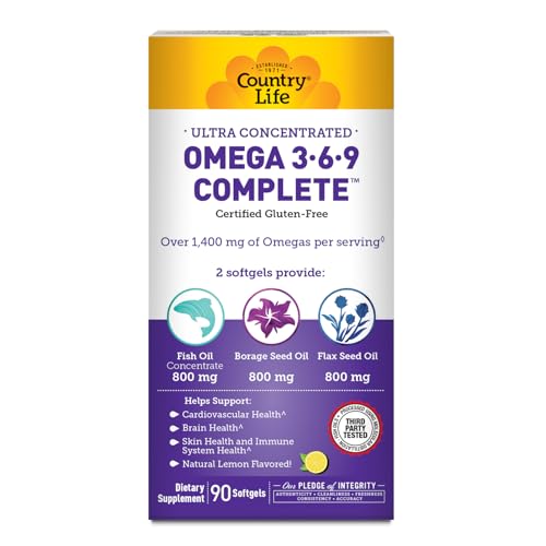 Country Life Omega 3-6-9 etiqueta