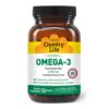 Frasco Country Life Omega-3 con etiqueta