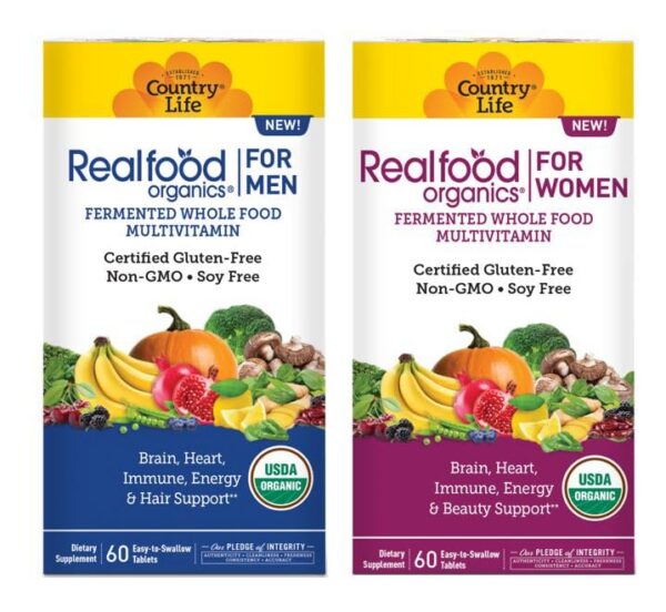 Frente de Country Life Realfood Organics