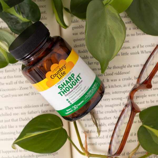 Country Life Sharp Thought etiqueta lateral